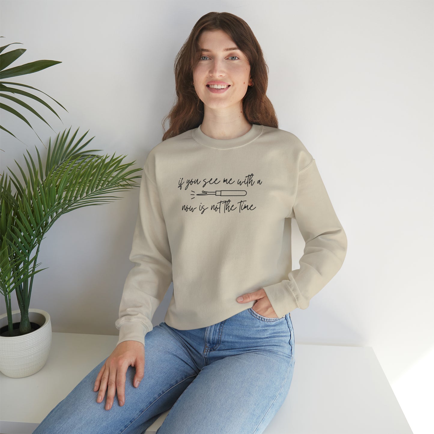 Sweatshirt: Sewing Crewneck Sweatshirt