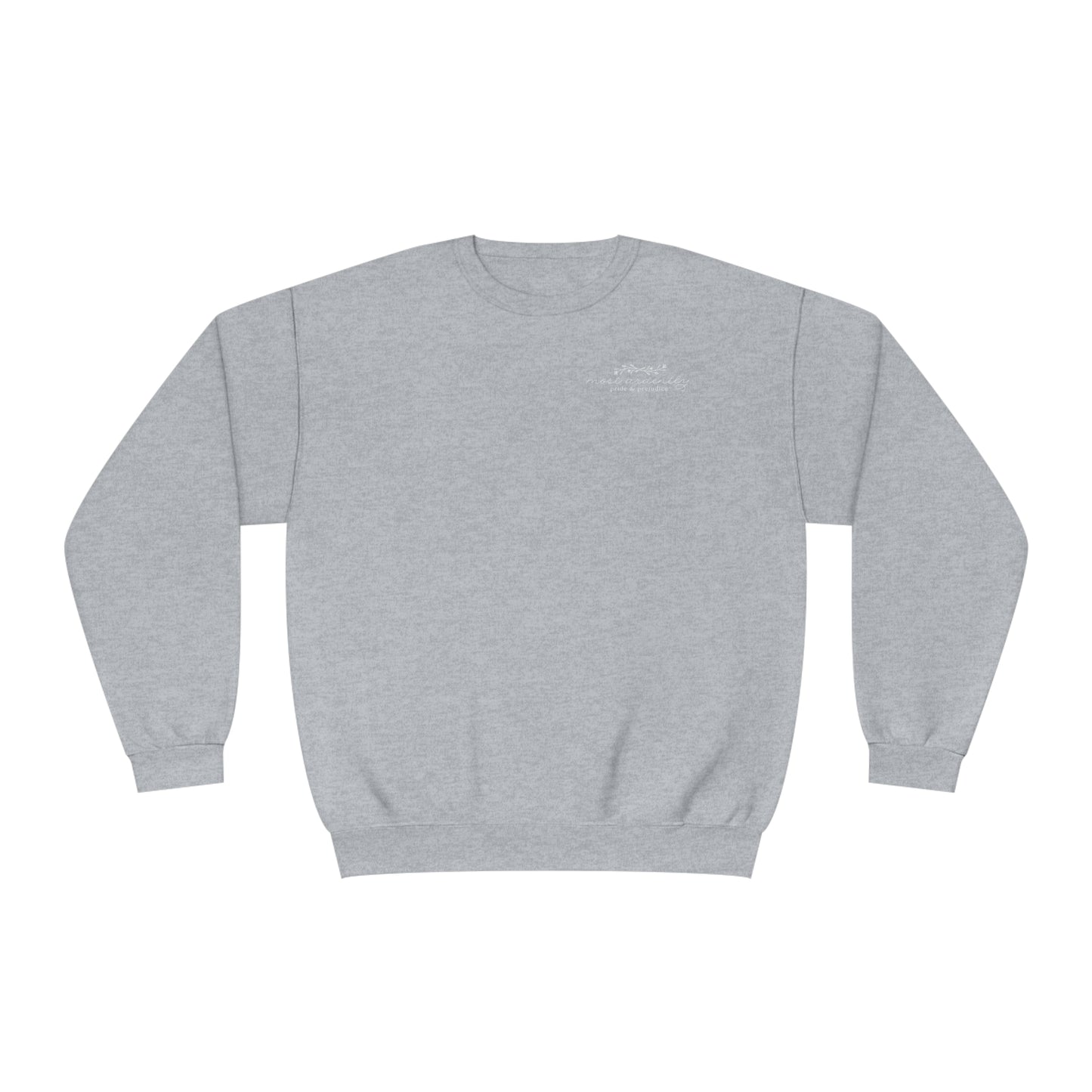 Sweatshirt: Jane Austen "most ardently" Crewneck Sweatshirt