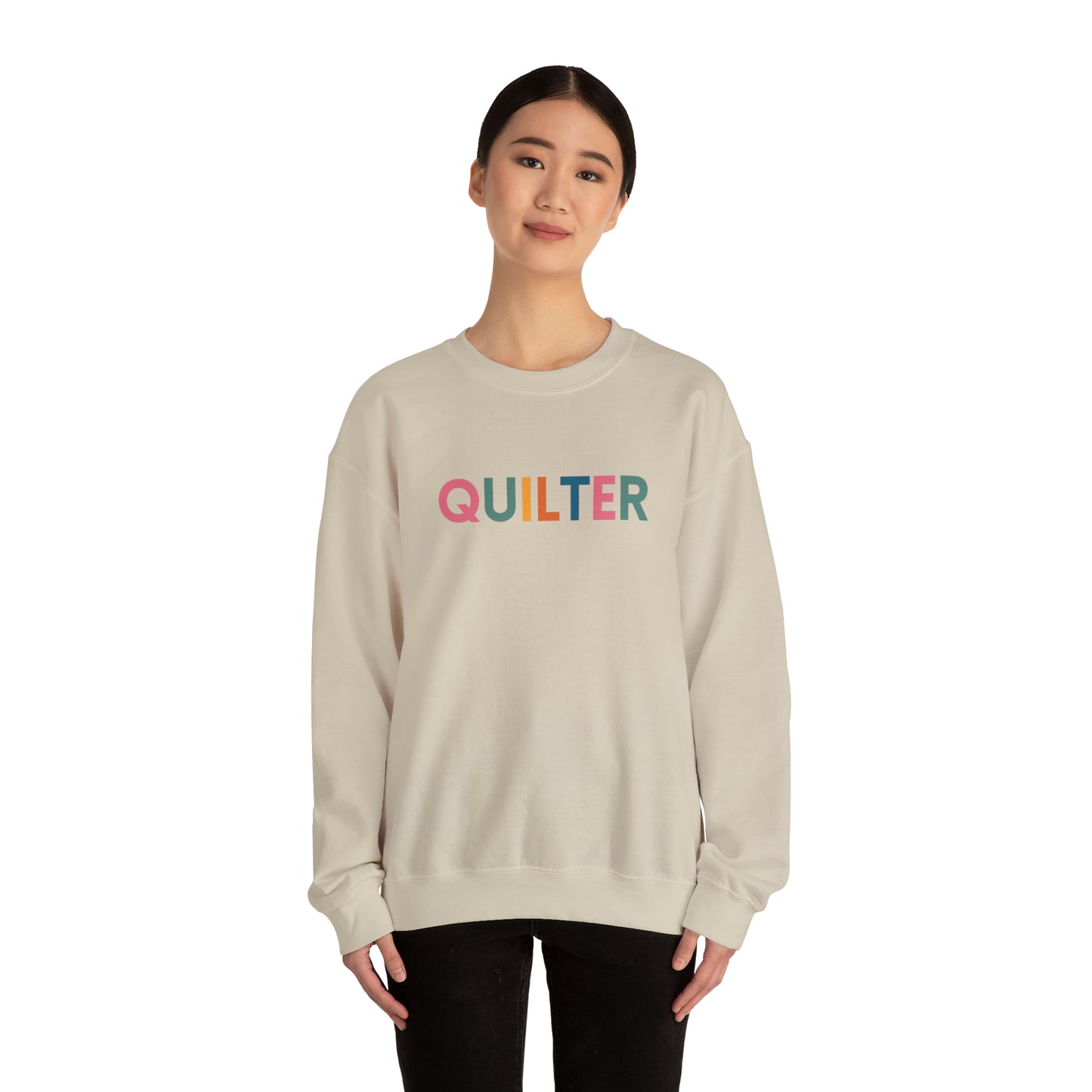 Sweatshirt: Quilter Crewneck Sweatshirt