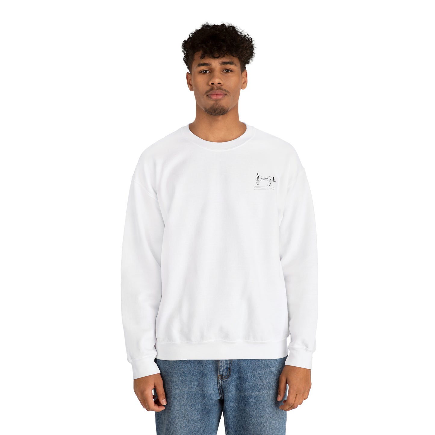 Sweatshirt: *Sewing Machine* Crewneck Sweatshirt
