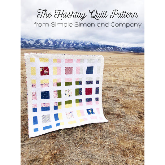 PATTERN (PDF): Hashtag Quilt Pattern
