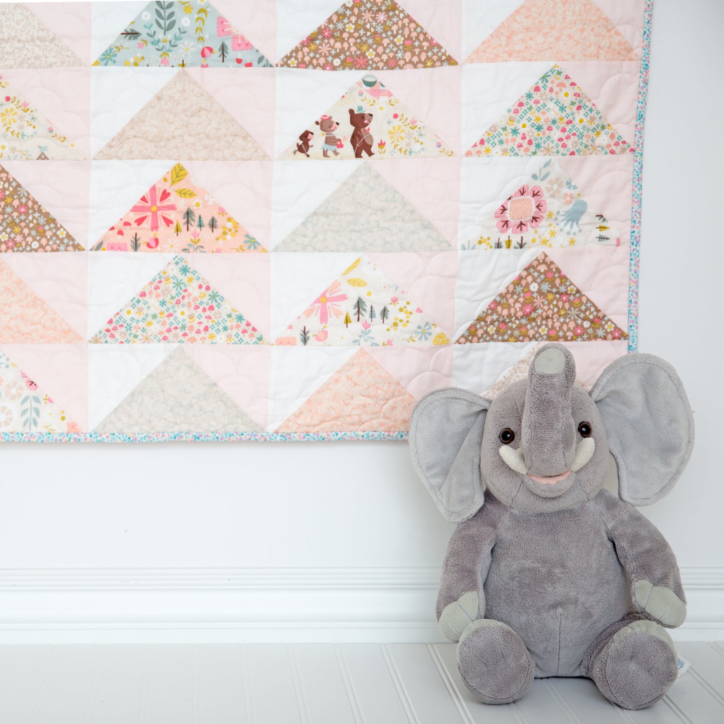 Pattern (PDF): Take Flight Baby Quilt (Immediate Download)