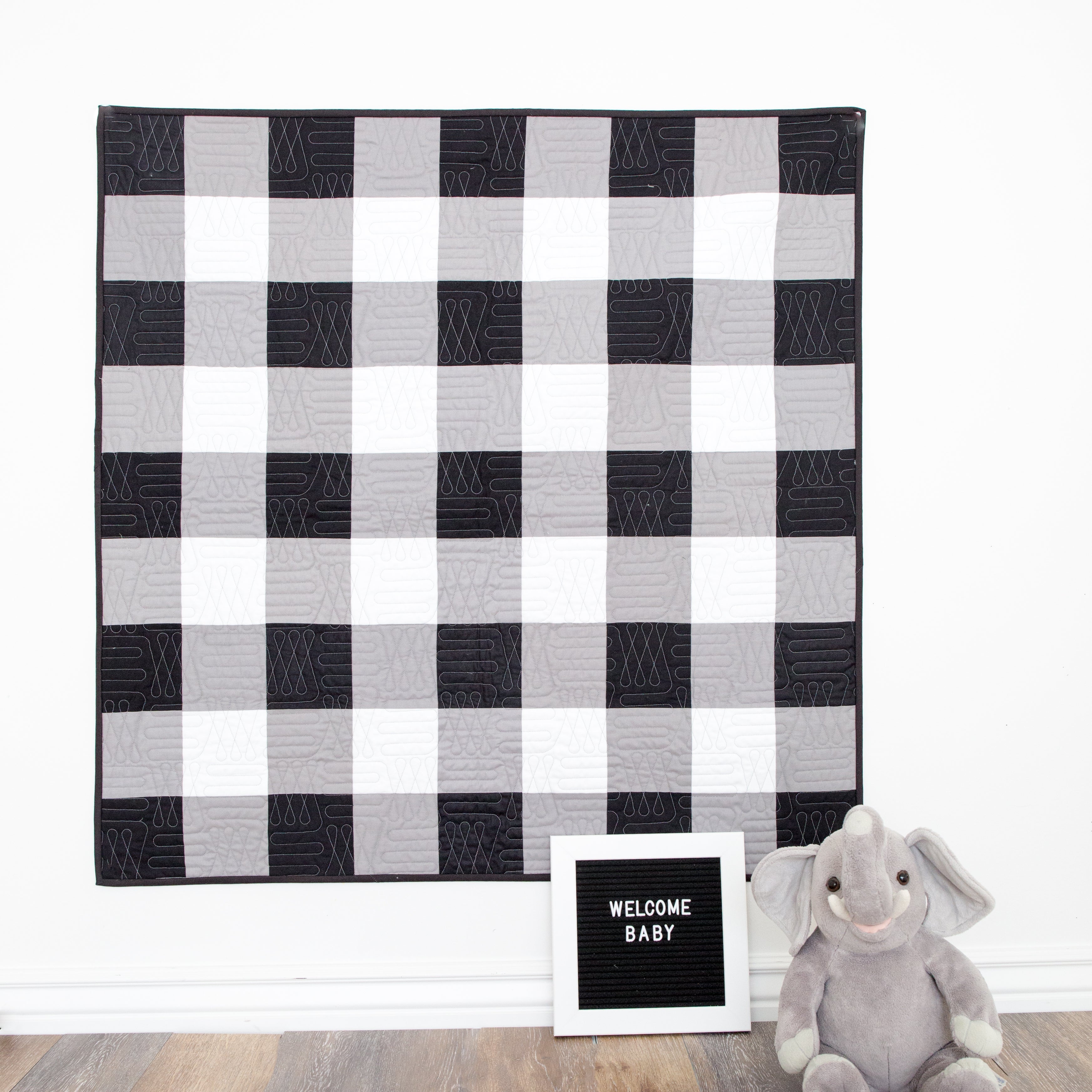 How to Make a Gingham Baby Quilt - Simple Simon and Company