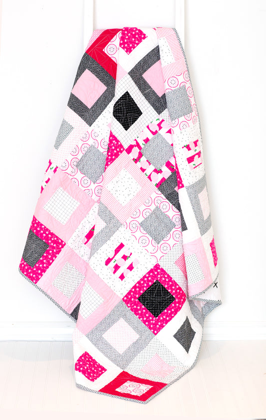 PATTERN (PDF): Framed Quilt  (Immediate Download)