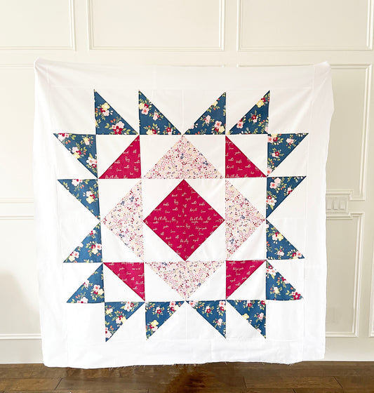 PATTERN (PDF): Garden Bloom Quilt (Immediate Download)