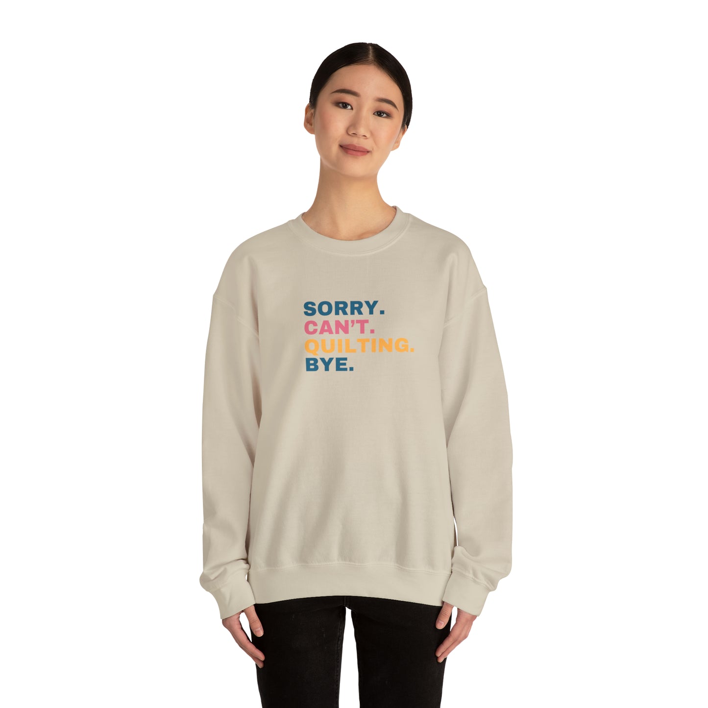 Sweatshirt:  Quilting Crewneck Sweatshirt