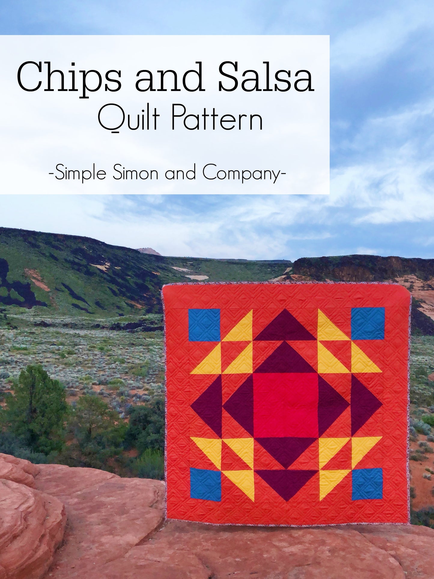 PATTERN (PDF): The Chips and Salsa Quilt (Immediate Download)