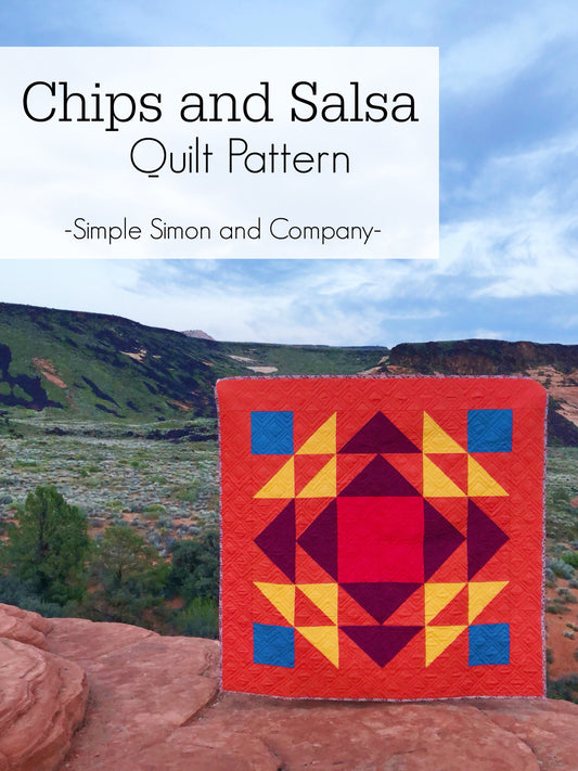 PATTERN (PDF): The Chips and Salsa Quilt (Immediate Download)