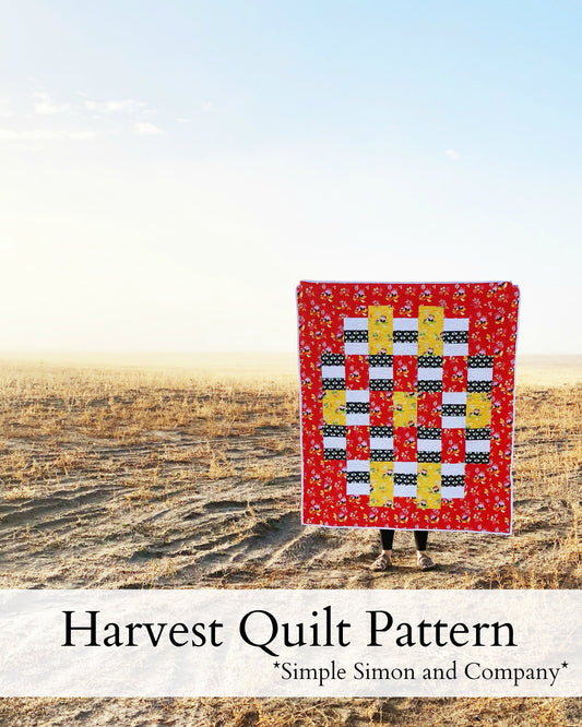 PATTERN (PDF): The Harvest Quilt Pattern (Immediate Download)