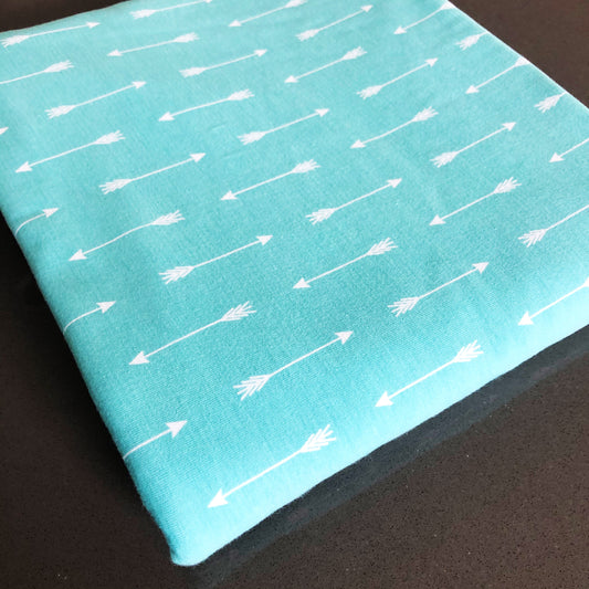 FABRIC: (Knit) 2 Yards By Popular Demand Arrow in Teal
