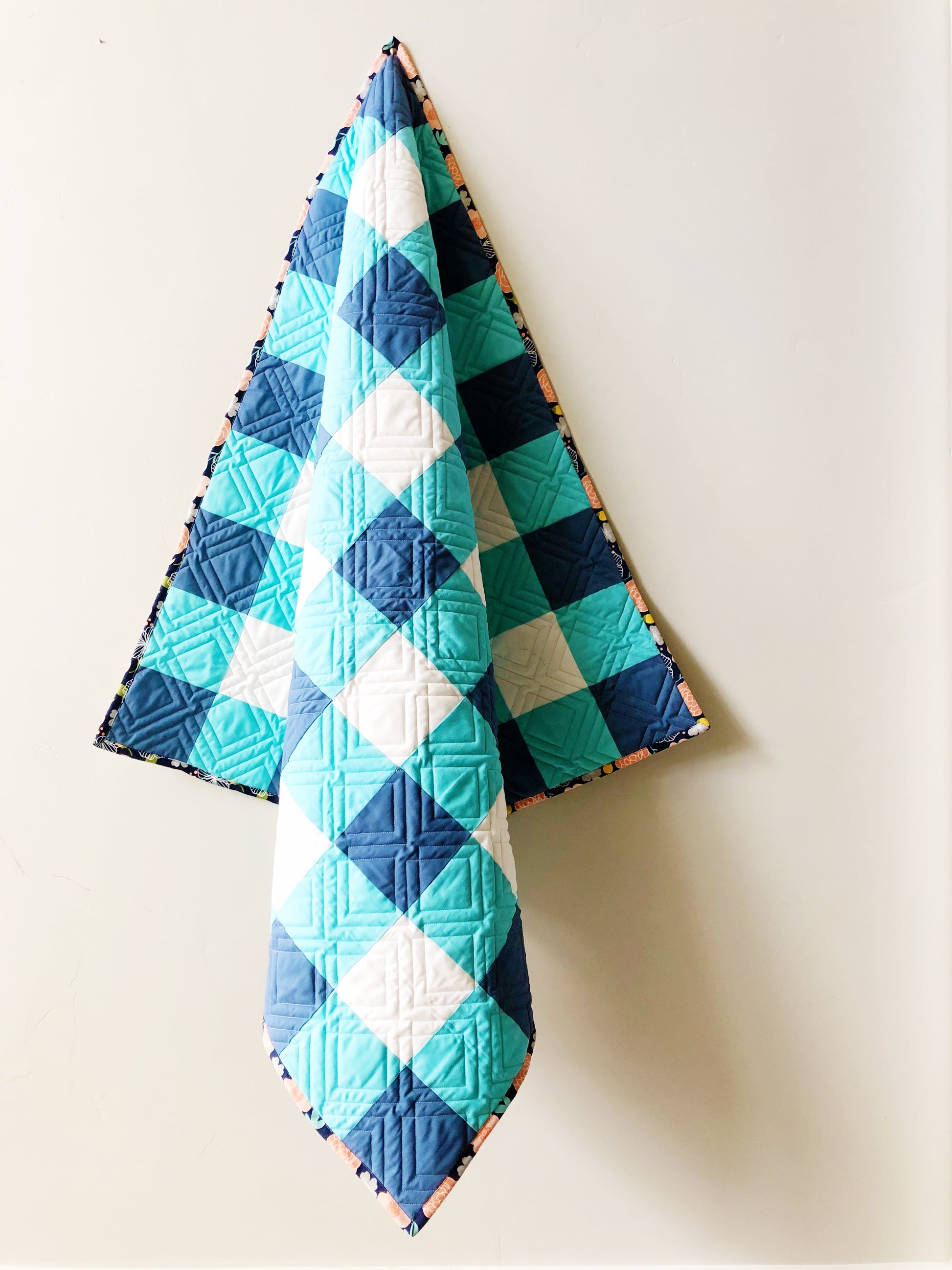 How to Make a Gingham Baby Quilt - Simple Simon and Company