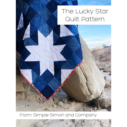 PATTERN (PDF): The Lucky Star Quilt Pattern