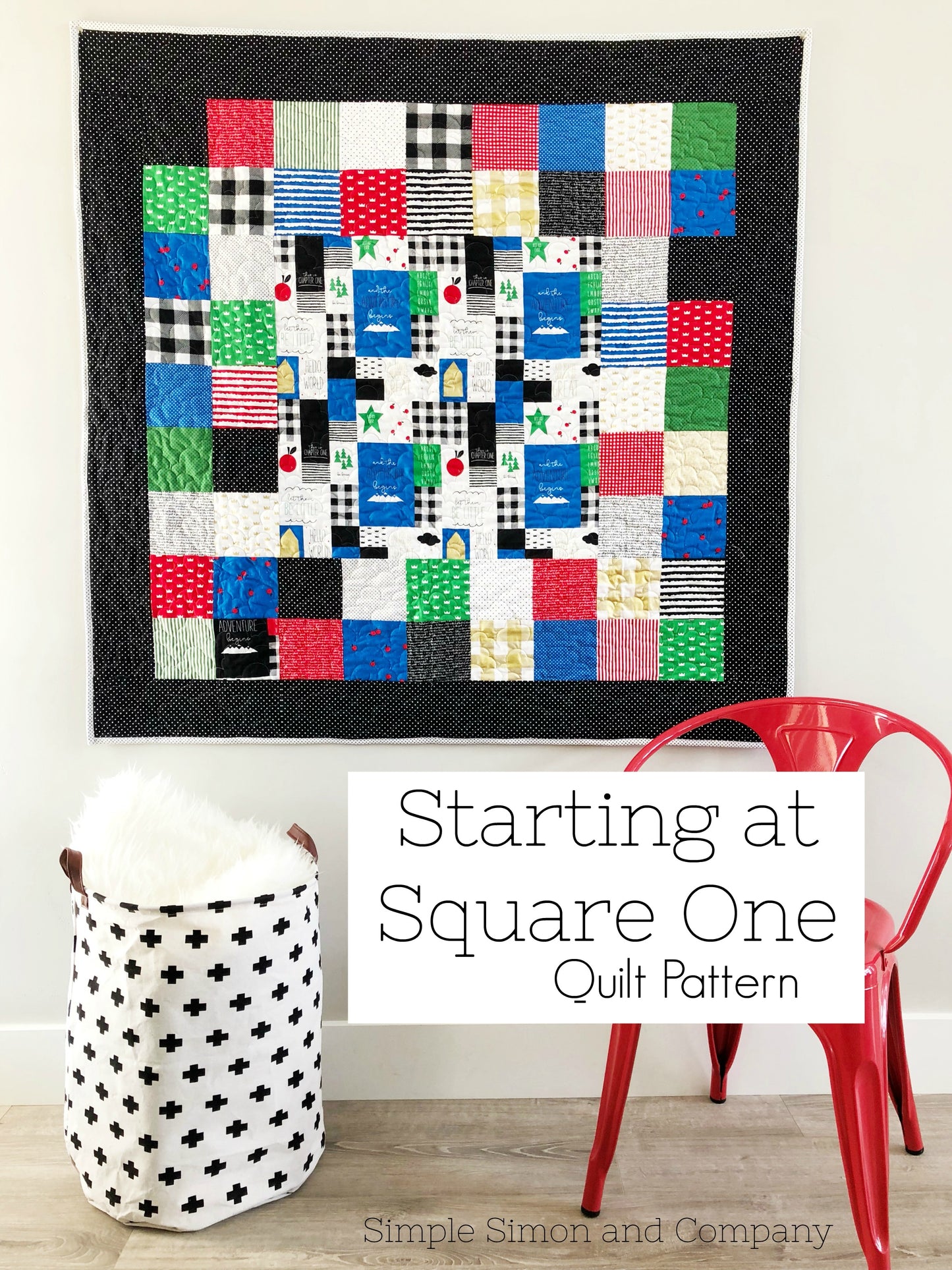 PATTERN (PDF): Starting at Square One Quilt (Immediate Download)