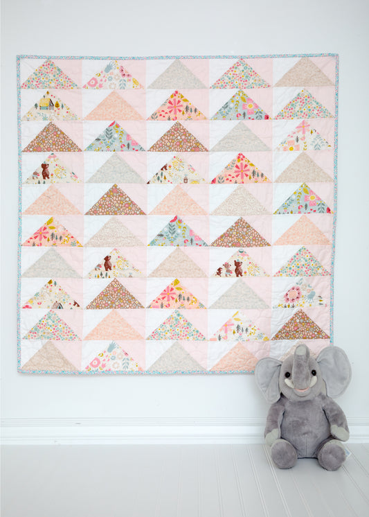 Pattern (PDF): Take Flight Baby Quilt (Immediate Download)