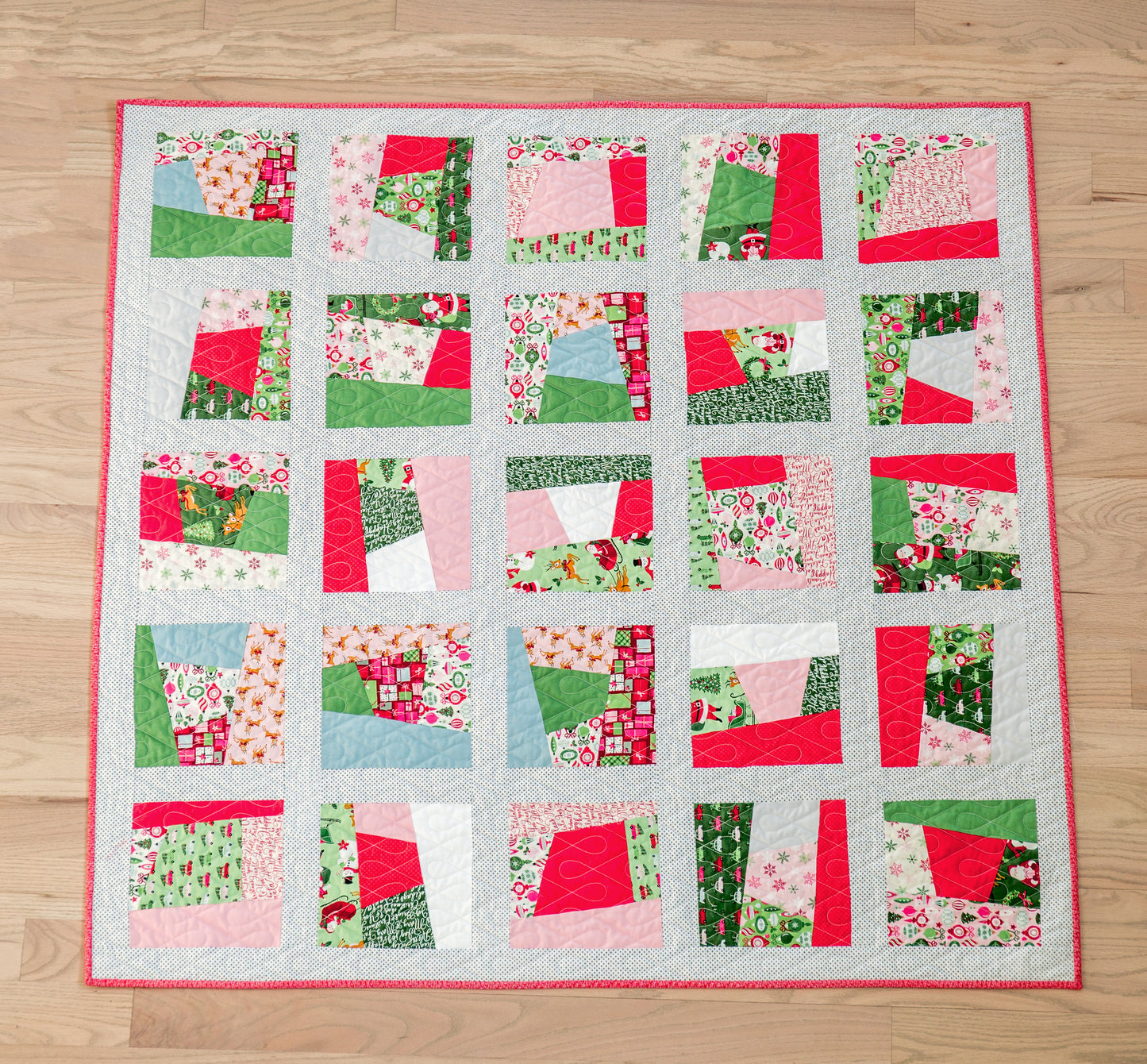 PATTERN (PDF): Simple Christmas Quilt (Immediate Download)